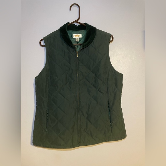 Talbots Green Vest - Picture 1 of 3